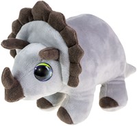 Lumo Stars plush dino Triceratops 15cm - dinosaur soft toy for kids-2