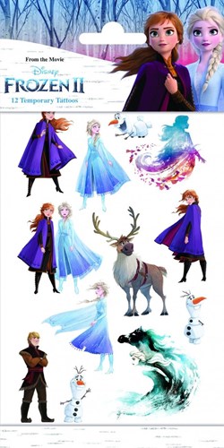 Totum tattoos Disney Frozen 2 temporary kids tattoos 12 pieces