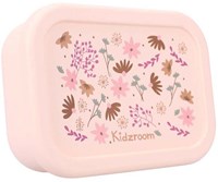 Kidzroom lunch box flowers pink silicone lunchbox for children