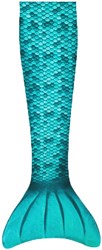 Kuaki mermaid tail toy set turquoise XS for children
