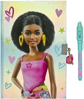 Barbie secret diary pink with lock and invisible ink pen-2
