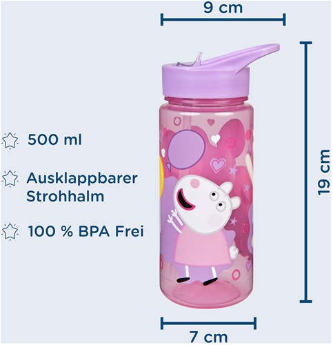 Peppa Pig drinking cup 500ml colorful kids cup with Peppa Pig print-3