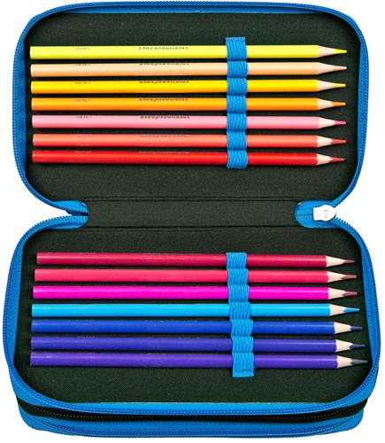 Undercover pencil case Super Mario 3-compartment filled - school supplies-2