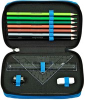 Undercover pencil case Super Mario 3-compartment filled - school supplies-3