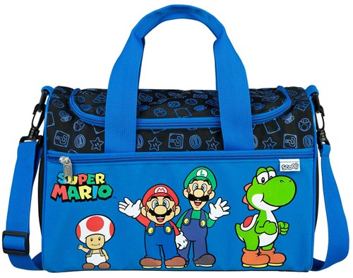 Undercover sports bag Super Mario blue - kids bag with Nintendo design