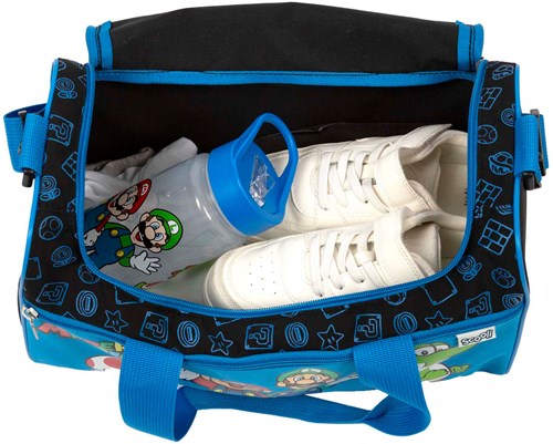 Undercover sports bag Super Mario blue - kids bag with Nintendo design-2