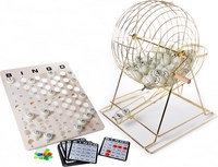 Angel Toys bingo cage - large bingo set with bingo cards