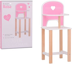 Johntoy wooden doll chair Baby Rose - doll furniture toy
