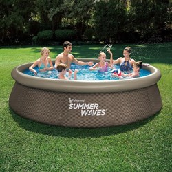Summer Waves inflatable round pool 366x76 cm with filter pump