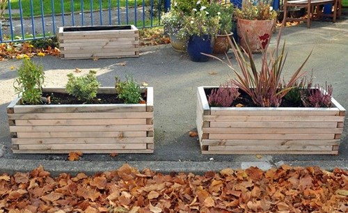 Cosy Simple Long Planters (4pk) - 27766