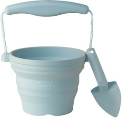 SCRUNCH Spade Duck Egg Seed Pot Blue