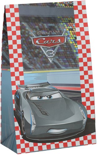 Folat Cars party bags paper 4 pieces - kids birthday treat bags-2