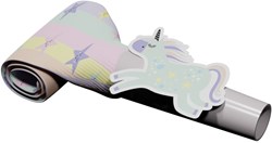 Folat party blowouts unicorns & rainbows kids party 24cm 6 pieces