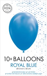 Globos balloons royal blue 30cm 10 pieces latex party decoration