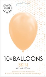 Globos balloon set cream 30cm latex 10 pieces party decoration