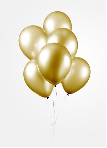 Globos balloons metallic gold 30cm - 10 pieces party decoration-3