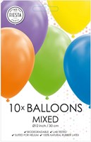 Globos balloons mix colors 30cm 10 pieces party decoration