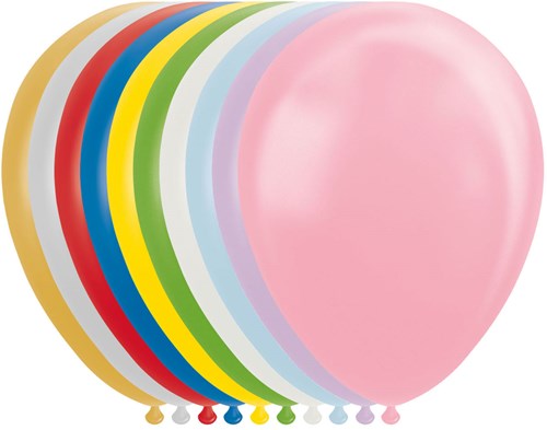 Globos balloons metallic pearl mix 30cm 100 pieces party decoration-2