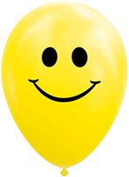 Globos balloons yellow smiley 30cm - party decoration 8 pcs-2