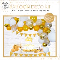 Globos balloon arch set gold - party decoration birthday anniversary