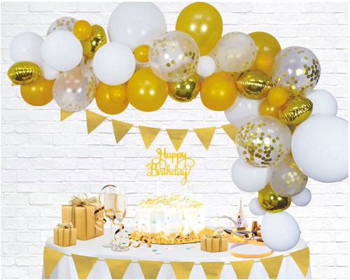 Globos balloon arch set gold - party decoration birthday anniversary-3