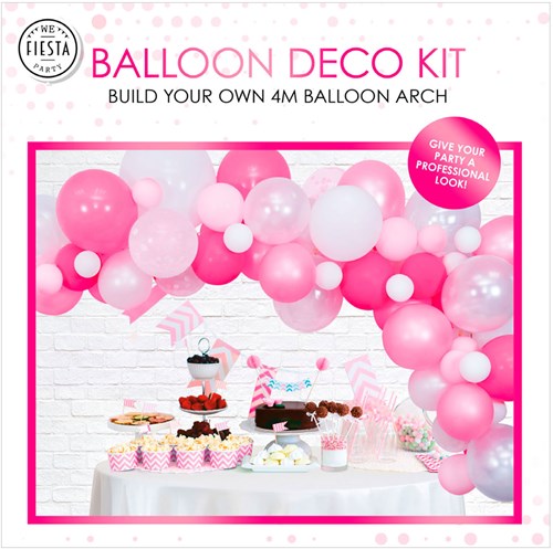 Globos balloon arch set pink - kids party decoration birthday