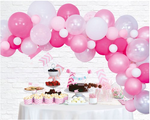 Globos balloon arch set pink - kids party decoration birthday-3