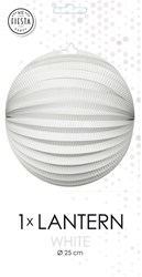 Globos paper lantern white round decoration 25cm garden party