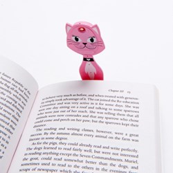 Mondikaarten reading lamp cat flexible LED book light pink