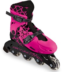 Mondo inline skates pink adjustable size 33-36 kids rollerblades