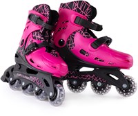 Mondo inline skates pink adjustable size 33-36 kids rollerblades-2