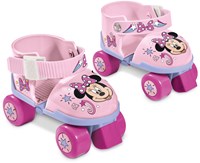 Mondo Disney Minnie roller skates with protective set for kids - adjustable and pink-2