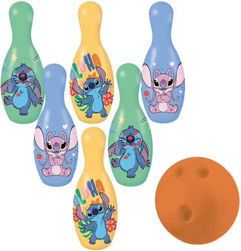Mondo Stitch bowling set for kids - colorful plastic toy-2