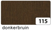 10 sheets of crepe paper chocolate 822115