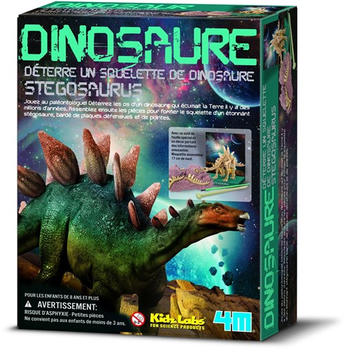 4M KidzLabs dinosaur excavation set Stegosaurus - educational toy