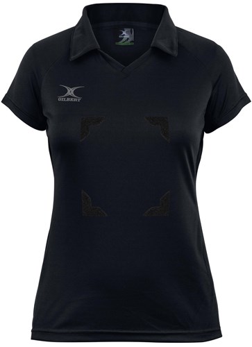 Gilbert Netball Shirt Eclipse for girls 5-6 years black sportswear