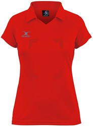 Gilbert netball shirt Eclipse girls 11-12 years red sportswear