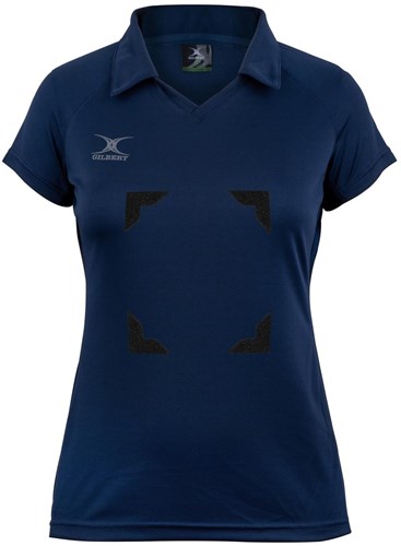 Gilbert Netball Shirt Eclipse for girls - 5-6 years - dark blue sportswear