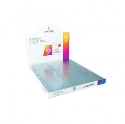 Gamegenic card sleeves 9-pocket side-loading transparent 50 pages