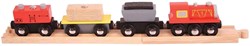 Bigjigs wooden freight train toy train BJT182 compatible