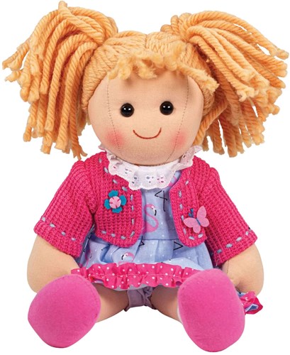 BigJigs doll Maggie - soft cuddle doll 34 cm for kids-2