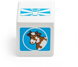 BigJigs wooden toy milk carton - white - sustainable play
