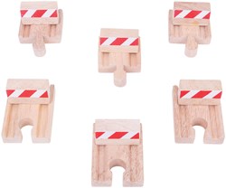 BigJigs Buffer wooden train accessories - set of 4 - compatible