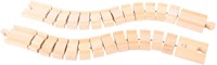 BigJigs flexible wooden train tracks - Crazy Track - toys