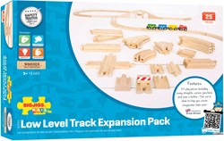 BigJigs wooden train track expansion set - 25 pieces - toy