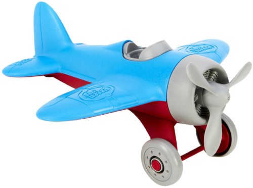Green Toys airplane blue - sustainable toy airplane for children-3