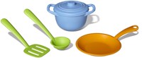 Green Toys Chef Set - Sustainable Kids Kitchen Playset for Children-2