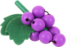 BigJigs wooden toy grapes - educational fruit toy