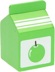 BigJigs wooden toy apple juice carton - realistic kids toy