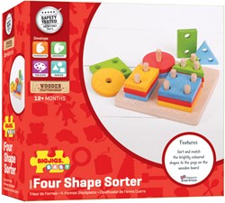 Bigjigs First Four Shape Sorter